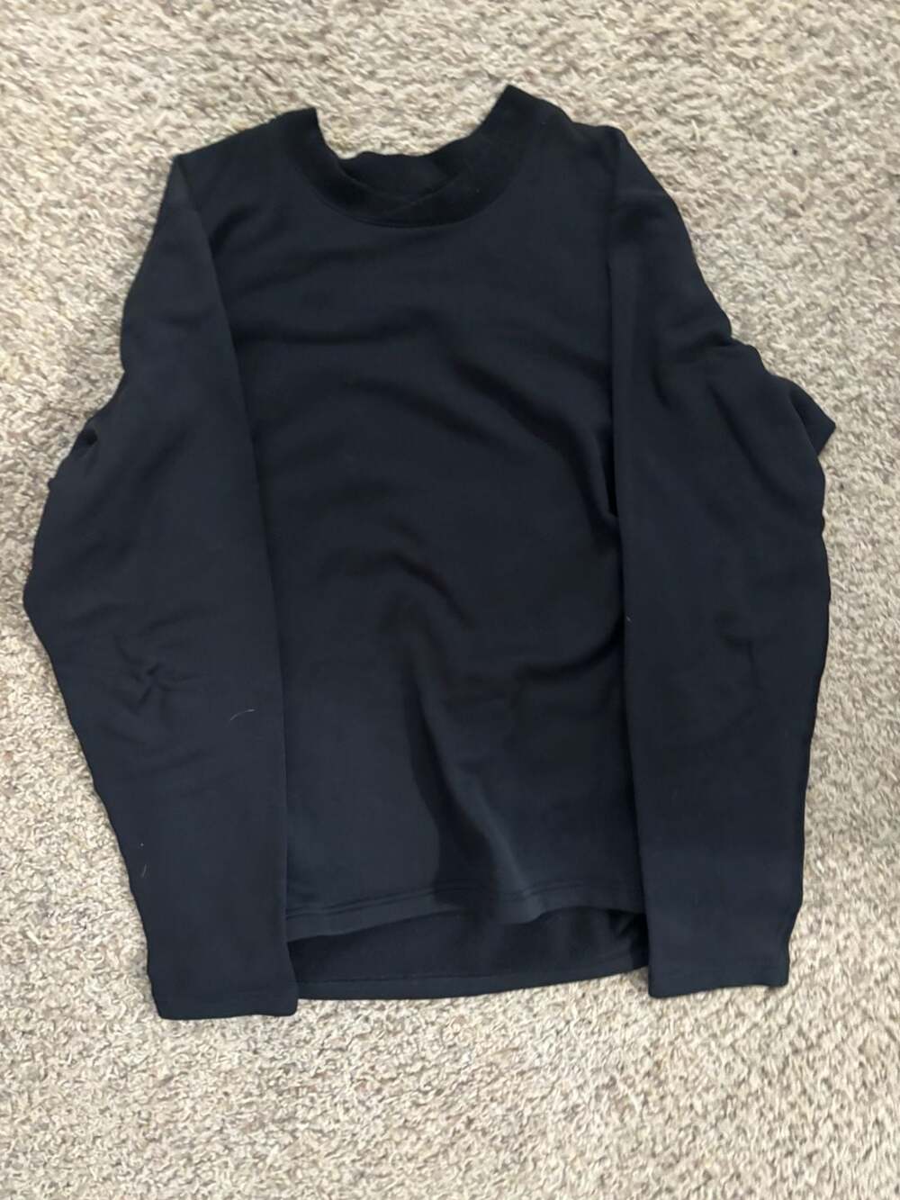 Patagonia Capilene Long Sleeve Thermal Shirt Size M Black